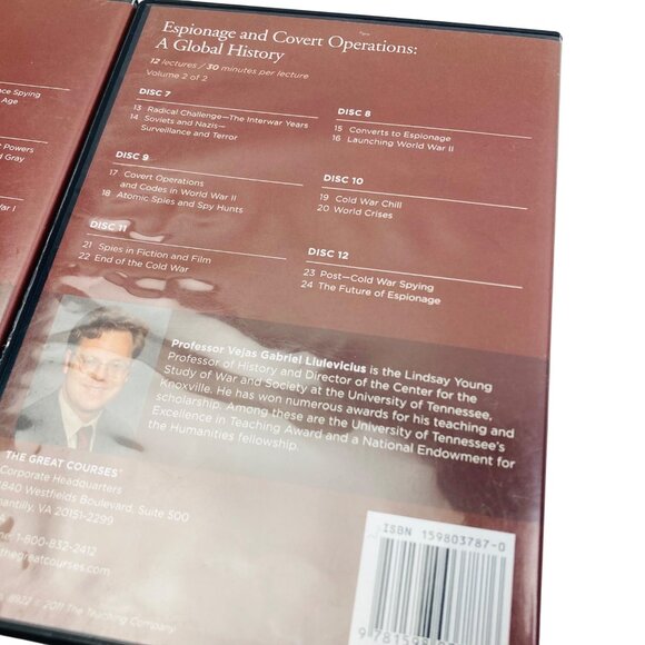 The Great Courses ESPIONAGE AND COVERT OPERATIONS 12 CD Audiobook - Picture 4 of 4